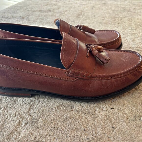 Men\'s brown leather Cole Haan tassel loafers (10.5) main image 4